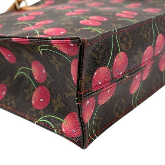 LOUIS VUITTON Vintage 2005 M95010 Monogram Cherry Bag Sac Plat Brown [106493] - Picture 9 of 15